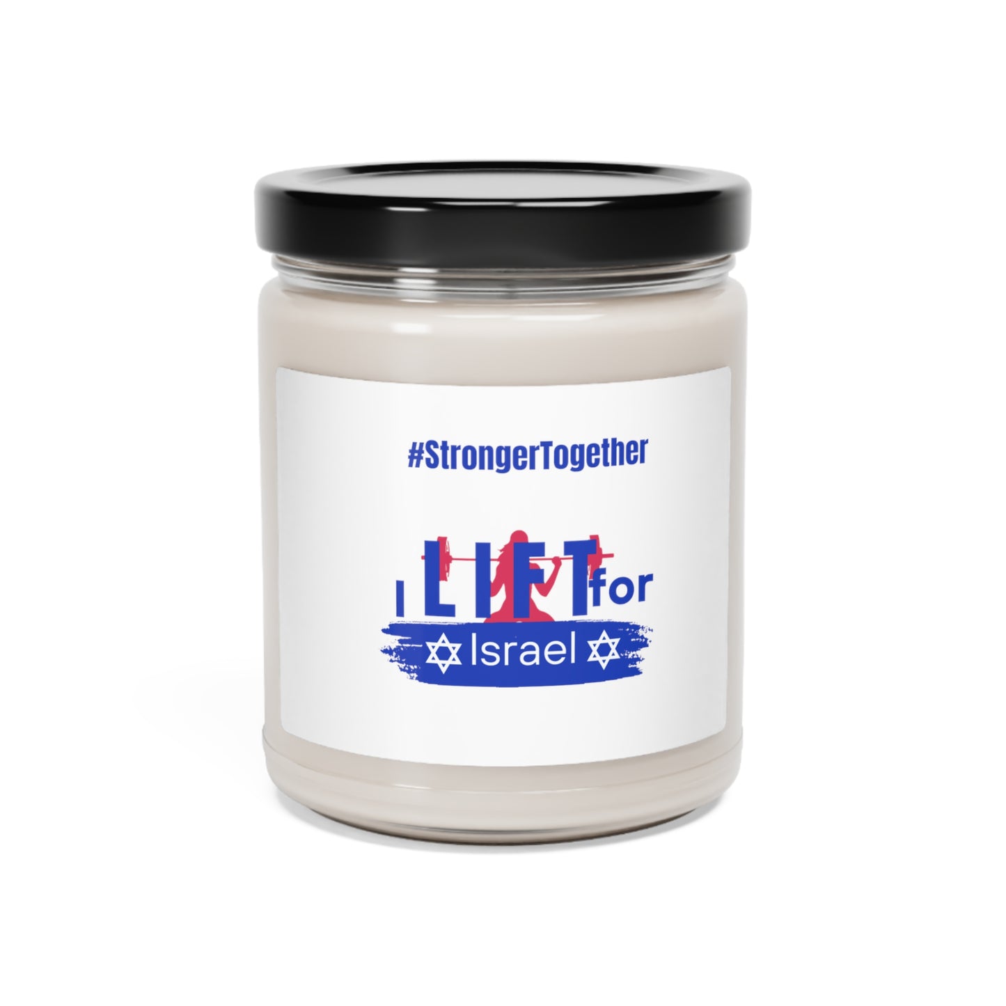 I LIFT FOR ISRAEL. For You Scented Soy Candle, 9oz