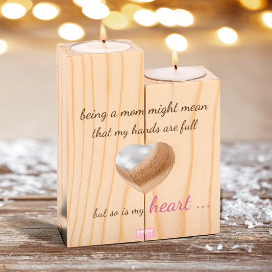#SelfLove Heart Shaped Candle Holders